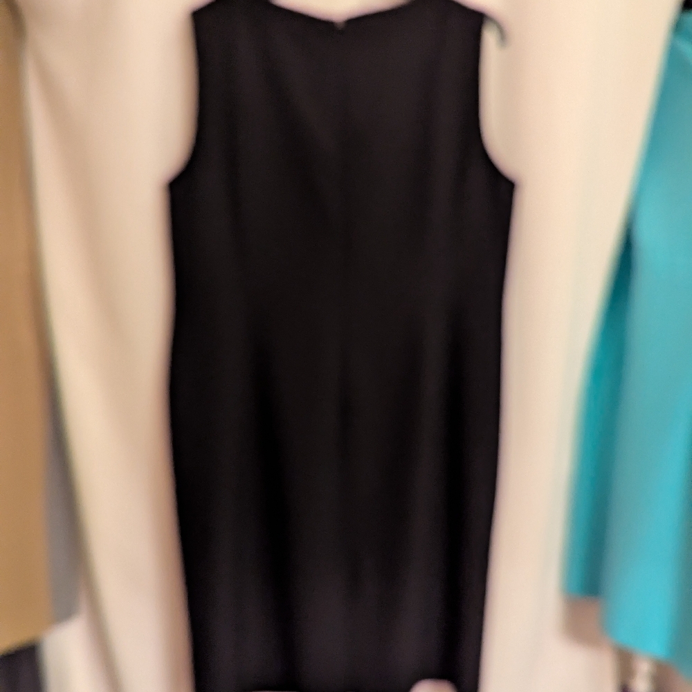 Kasper Black Sleeveless Crew Neck Dress 18 - Picture 3 of 4